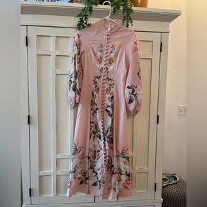 MISS ROSIER PRINTED FLORAL LONG SLEEVE DRESS ZIMMERMANN VIBE SIZE SMALL NWTS